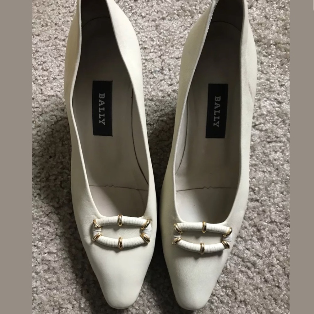 BALLY Women’s VINTAGE LEATHER Classic PUMPS sz 6